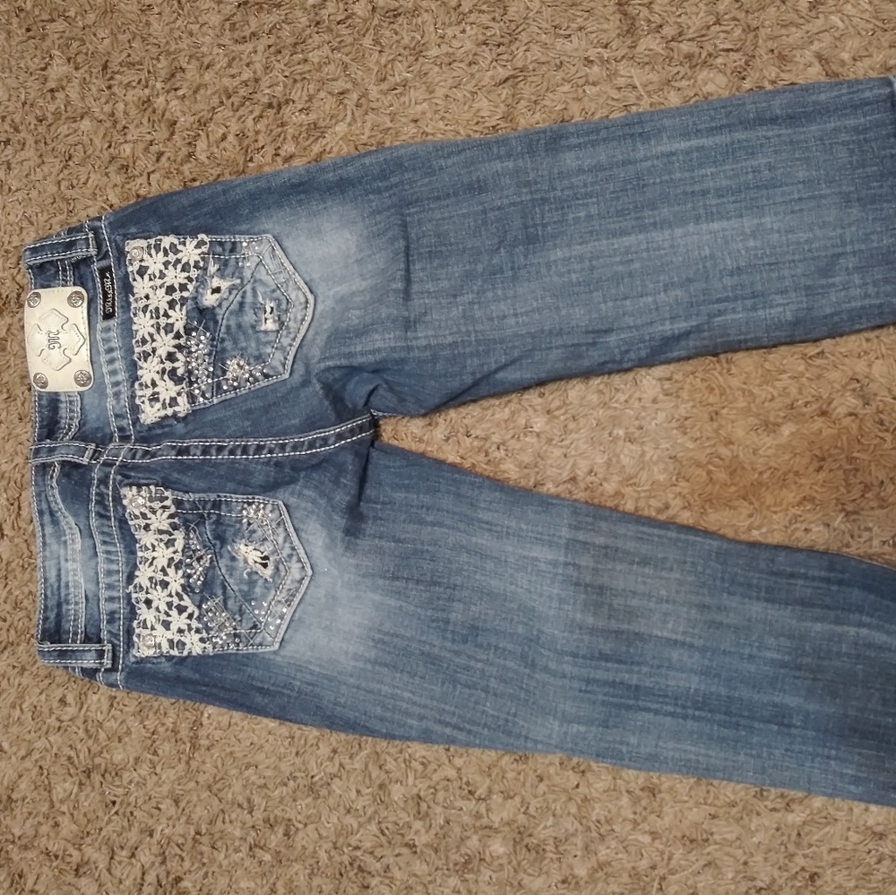Girls miss me capris